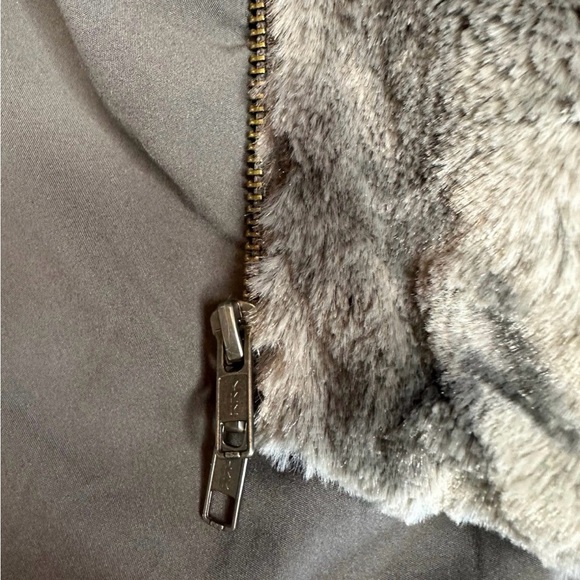 CAbi Women's Luxe Gray Faux Fur Teddy Jacket - Picture 5 of 8